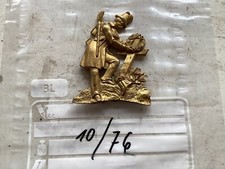 Pendel Linse Messingzierteil Jäger vergoldet Uhren Wand - Tischuhr