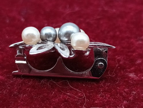 Perlenketten clip 925 silber - perlenketten,