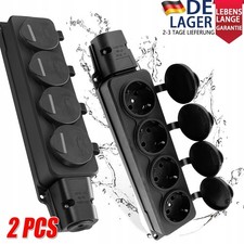 Steckdosenleiste 4 Fach Außen