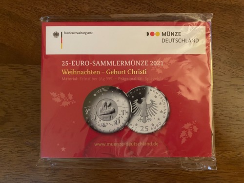 Euro sammlermünze 2021 - 25,