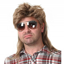 Männer Vokuhila Mullet