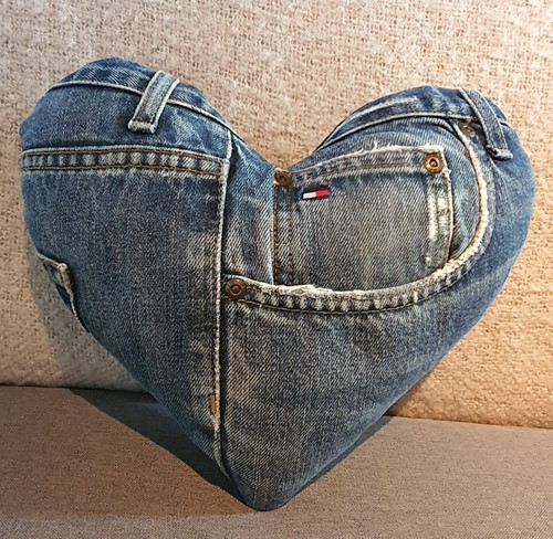Denim tommy hilfiger cushion - tommy,