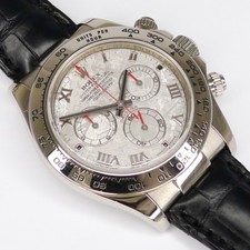 ROLEX DAYTONA "Meteorite-Dial" 18ct WG HERREN ARMBANDUHR Ref 116519 m.Zertifikat