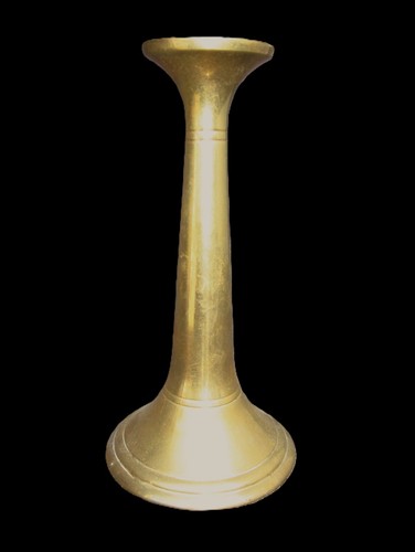 Leuchter messing edel schlicht - messing,