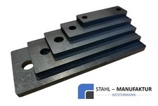 Stahl Ankerplatte Bodenplatte Blech Flansch Fußplatte Pfosten Halteplatte S235JR