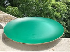 Thomas Tablett Schichtholz Pagholz Serviertablett petrolgrün rund leicht stabil