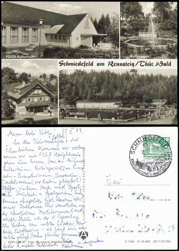 Schmiedefeld ddr - schmiedefeld, (rennsteig)