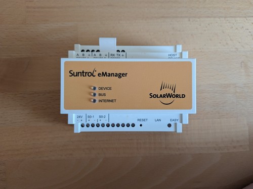 Solarworld suntrol emanager - suntrol,