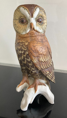 Porzellanfigur eule karl - eule,,