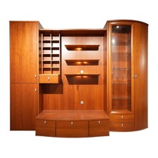 Thielemeyer Wohnwand Rio Kirschbaum Inklusive Halo Strahler Und Trafo