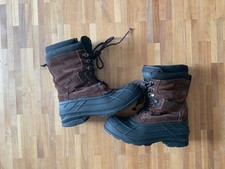Kamik Boots braun/Leder/schwarz waterproof mit herausnehmbarem Innenstiefel Gr.