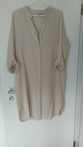 Only blusenkleid s beige - blusenkleid,