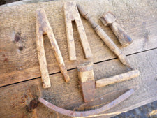 Uraltes Werkzeug Lehren Zimmermann handgefertigt