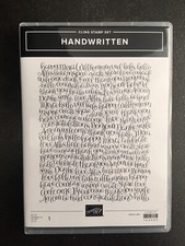 Stampin Up Hintergrund Background Stempel "Handwritten"