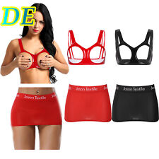 DE Damen Offener Brust BH Tops