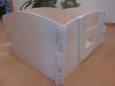 Wurfkiste Stecksystem Holz Welpen Box Wurf Box 100x70cm für Hund  Katze