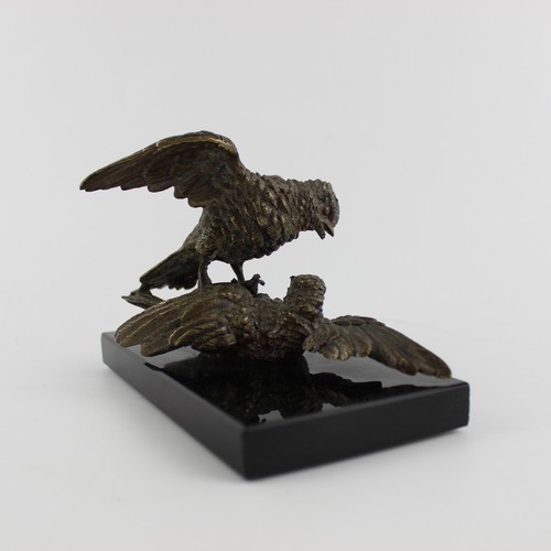 Bronze vogel skulptur - bronze,