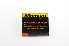 MAMIYA C330 Mattscheibe Rangfinder Spot 45 Microprism Nr. 7