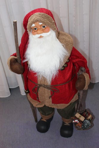 Nikolaus aus kunststoff - aus, kunststoff/textil