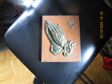 Bild " Betende Hände " Messing