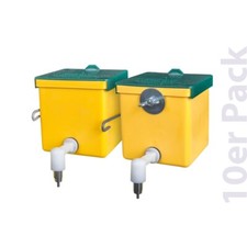 Kaninchen Trinkflasche / Nagertränke "Megaflasche" 500 ml gelb 10er Pack