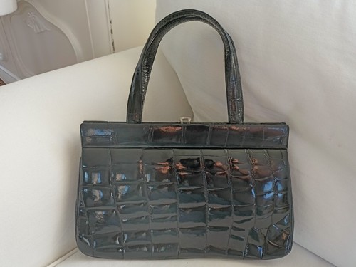 Vintage krokodil tasche 50er - vintage,