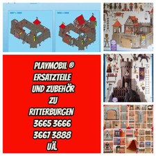 b3 Playmobil Ersatzteile Ritterburg 3123 3268 3450 3665 3666 3667 3859 3888 4866