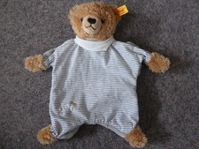 Steiff - Schmusetuch " Schlaf gut Bär " STEIFF - Nr. 239915  mit Knopf und Fahne
