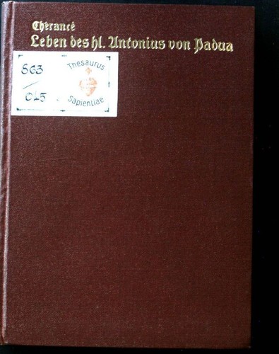 Leben des heiligen antonius - des,