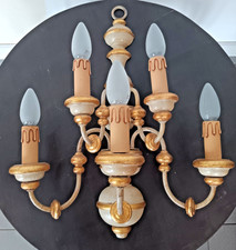 Wandleuchte Barock Stil Holz