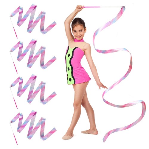 Gymnastikband mit stab - gymnastikband,