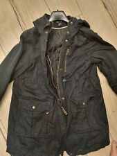 H&M  Mama Mantel Parka Schwarz Größe M 