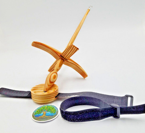Handspindel kreuzspindel mit - handspindel,