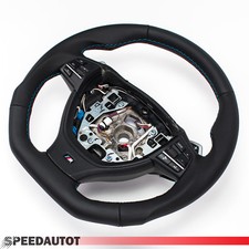 Tausch Tuning Abgeflacht Lederlenkrad für BMW F10 F11  F12 F13 Schaltwippen