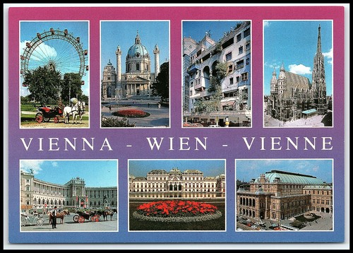 Vintage wien mehransicht - vintage,