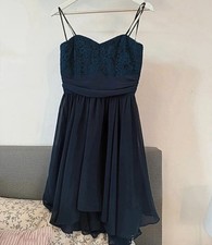 Blaues cocktailkleid swing - blaues,