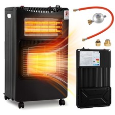 Gasheizung Heizstrahler 3 Stufen Katalytofen 4200W Gasheizer/Elektroheizung