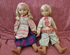 Vintage puppen paar - vintage,