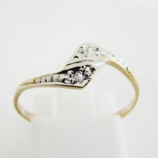 Ring gelbgold bicolor - ring,