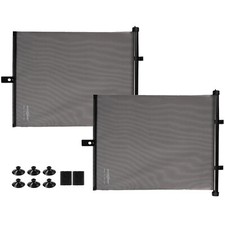 2x Auto Sonnenrollo Sonnenschutz Sonnenblende Kinder Sonnenschutzrollo 45x54cm