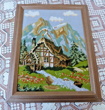 Gobelin stickbild mühle - gobelin, "mühle