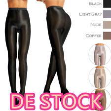 DE!Damen Glanzstrumpfhose Hochglänzende Seidenstrümpfe Strumpfhosen Glänzend