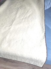 Unterbett reine Schurwolle ca 97*207cm Matherm Matratzenauflage Beige Auflage 