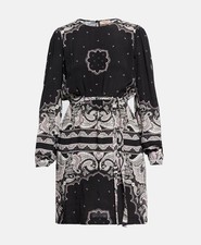 KLEID Twinset schwarz S XS Viskose Made in Italy