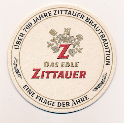 Bierdeckel zittau - bierdeckel,