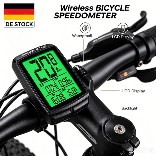 Kabellos funk fahrradcomputer - kabellos,