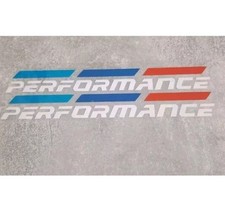 2x Für BMW M Paket M Performance  Vinyl Aufkleber Set Sticker Tuning 98x13mm