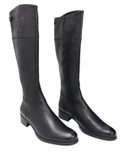 RALPH HARRISON Shoes Damen (EU) 39 Tall Riding Boots Black Leather Side Zip