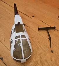 GAUI Helikopter Rumpf HUGHES 500D Glasfaser 37cm lang