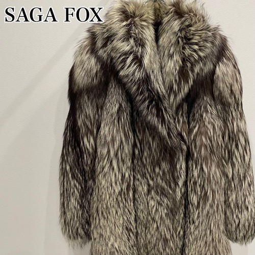 Saga fox silberfuchs echtpelz - fox,